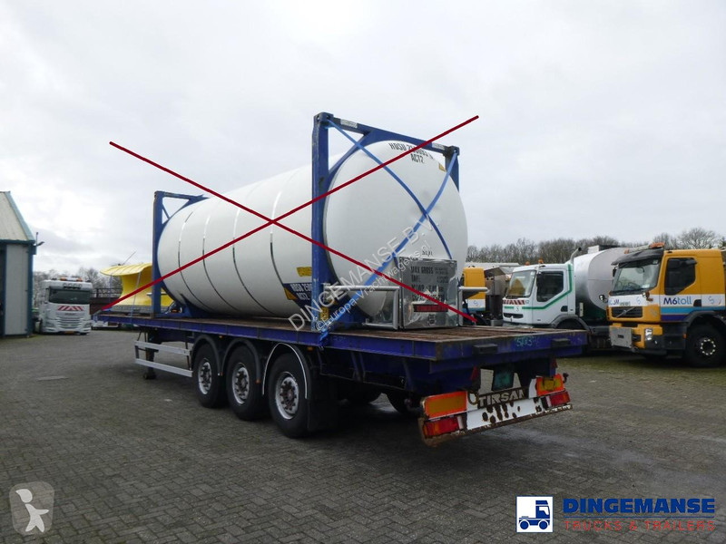 نصف مقطورة Tirsan 3 axle Platform trailer