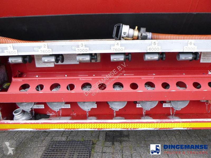 Semi remorque  Fuel tank alu 42.8 m3 / 6 comp +...