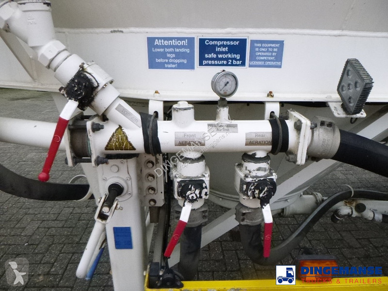 Semi reboque Feldbinder Powder tank alu 36 m3 /...