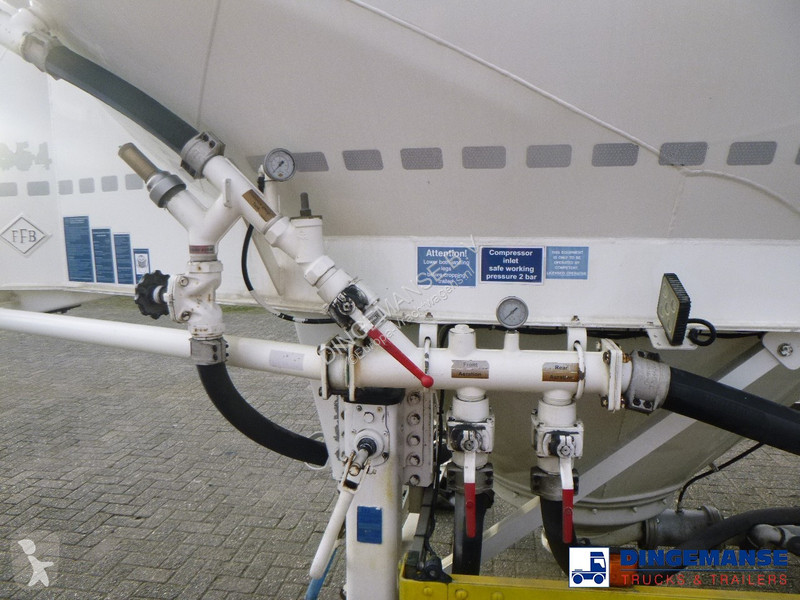 Semi reboque Feldbinder Powder tank alu 36 m3 /...