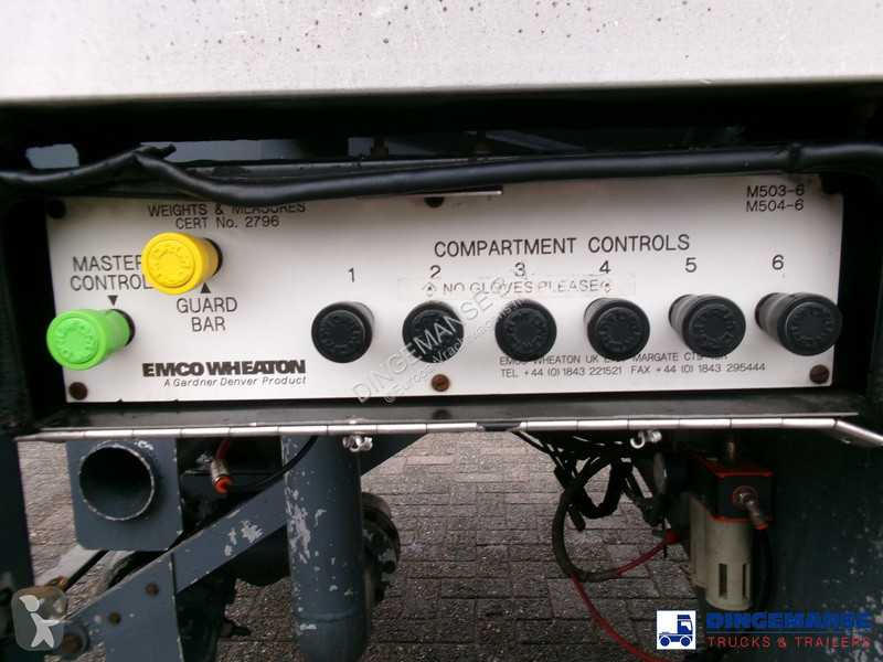 Semi reboque  Fuel tank alu 42.8 m3 / 6 comp +...