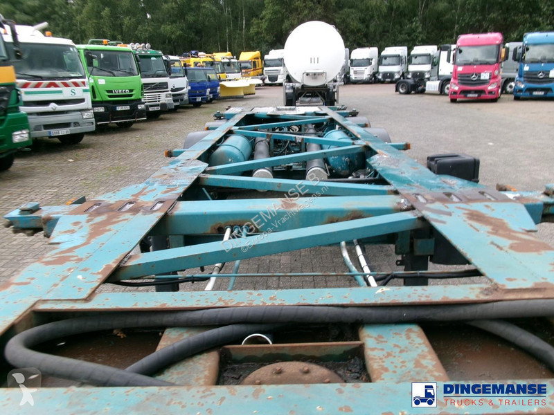 نصف مقطورة Van Hool 3-axle container chassis...