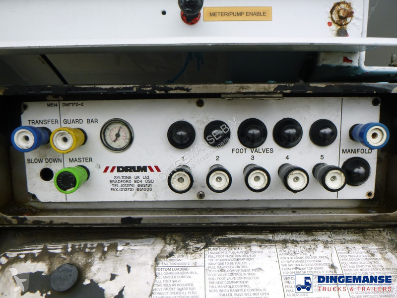 Semiremorca Caldal Fuel tank alu 30 m3 / 5 comp...