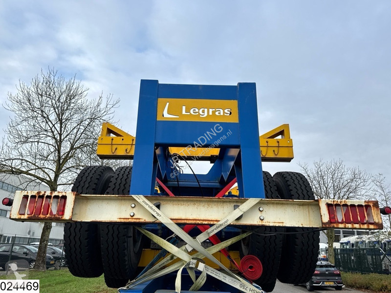 Semi reboque Legras Openlaadbak Wood transport,...
