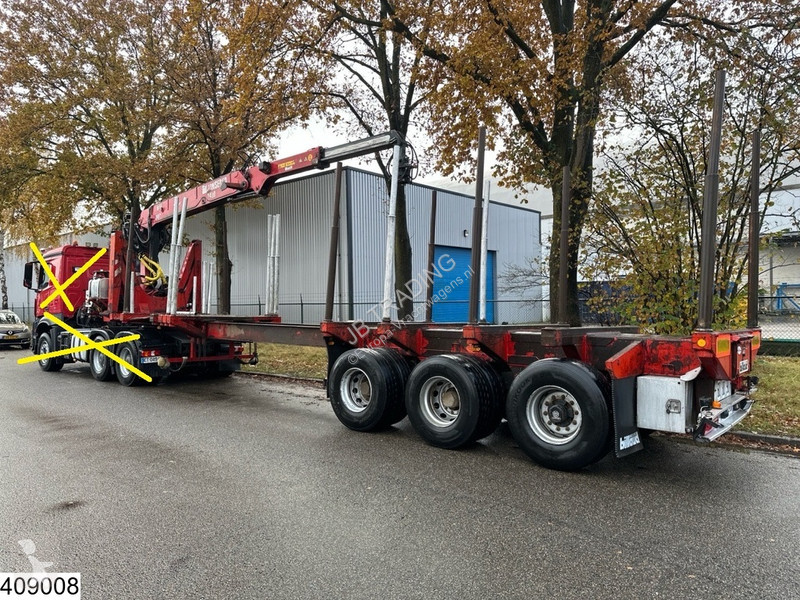 نصف مقطورة Billaud Chassis Wood transport,...