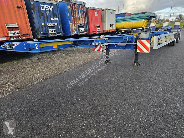 Semitrailer Van Hool A2C001 container CHASSIS...