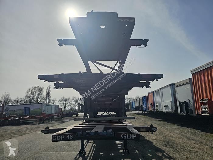 Sættevogn  40/45 ft container chassis bpw drum...