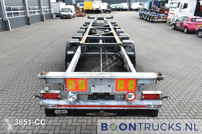 Semitrailer Van Hool A3C002 2x20-30-40-45ft HC...