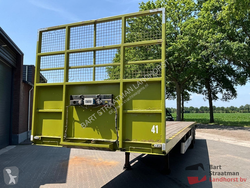 Oplegger Pacton THD 230 2 Assen vlakke trailer...