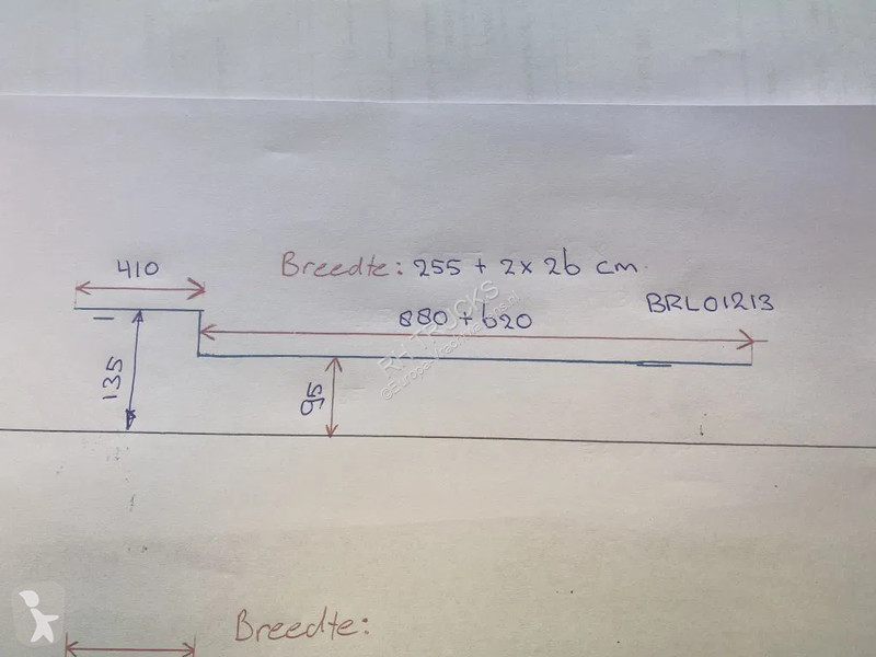 Semiremorca Broshuis B-XL 4 AXEL 620 CM EXTENDABLE