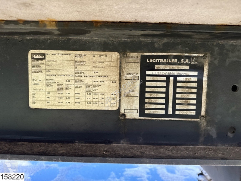 Semi reboque Lecitrailer Koel vries Vector 1950 MT