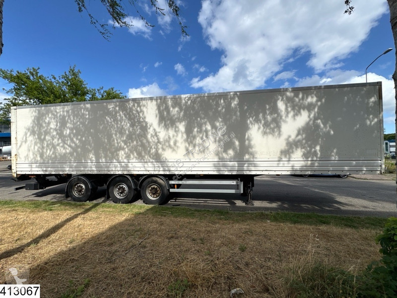 Semirimorchio Van Hool gesloten bak Dhollandia