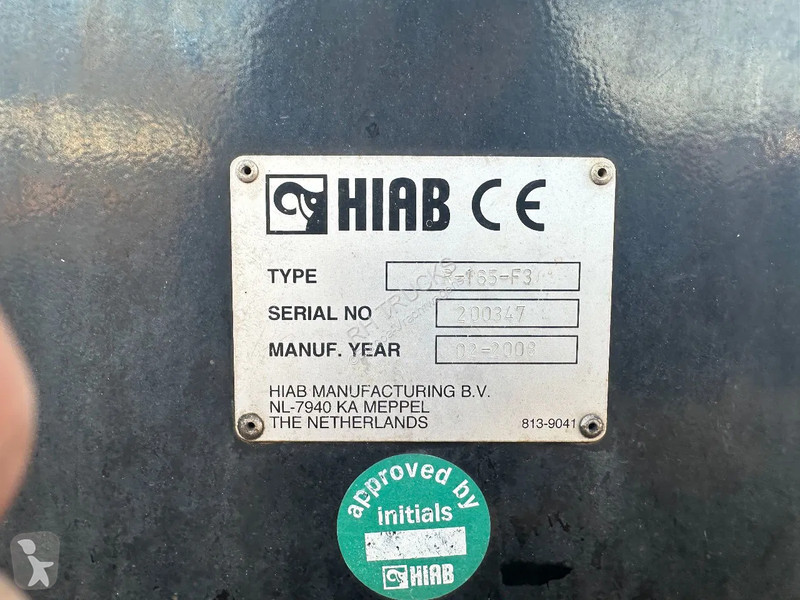 Oplegger Floor HIAB Roller 165-F3 Rotator