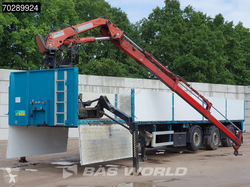 Semitrailer  S12/27P2-13,2KR Crane HIAB R165-F3...