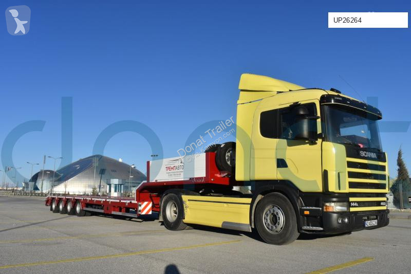 Oplegger Donat 4 axle lowbed without ramps -...