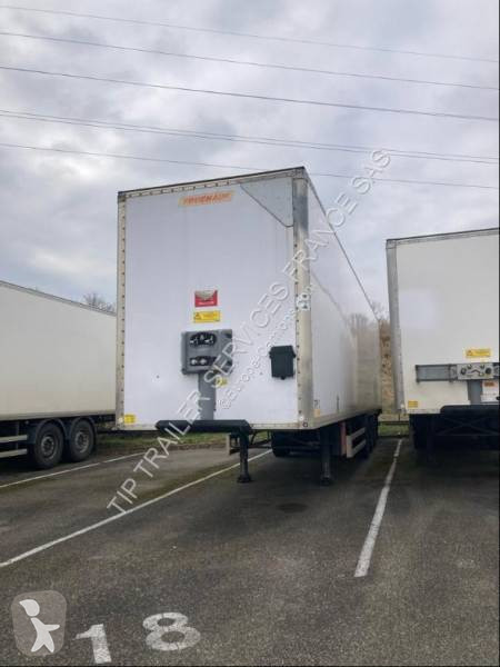 Semitrailer Fruehauf FOURGON 3 ESSIEUX DOUBLE...