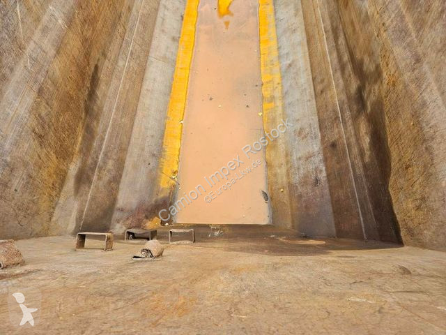 نصف مقطورة Kempf 55 cbm Stahl, Lift, ALCOA,...