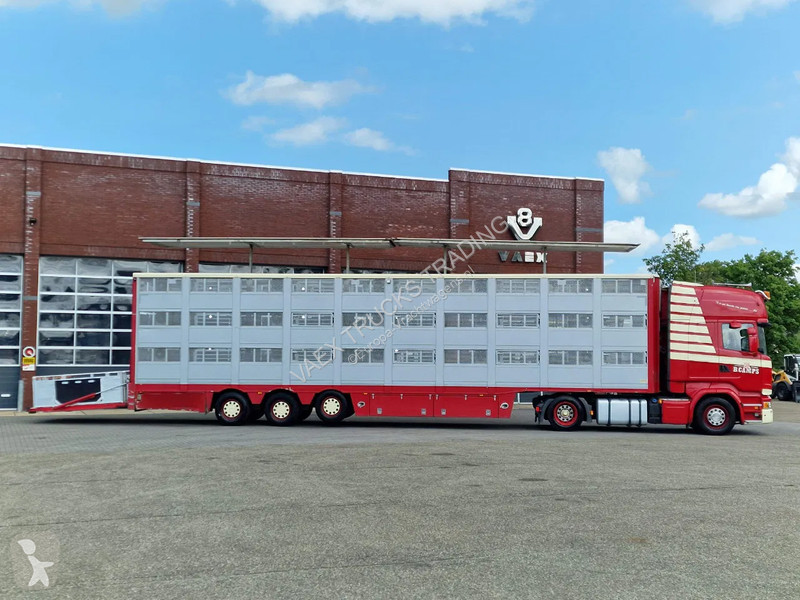 Semiremorca Berdex Scania R450 + 3 deck...