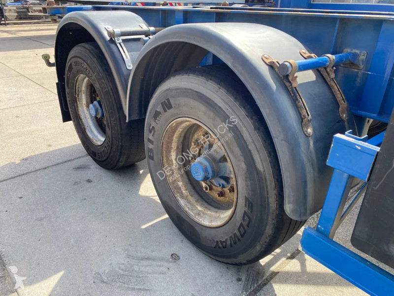Semitrailer Turbo's Hoet 20 FT Container...