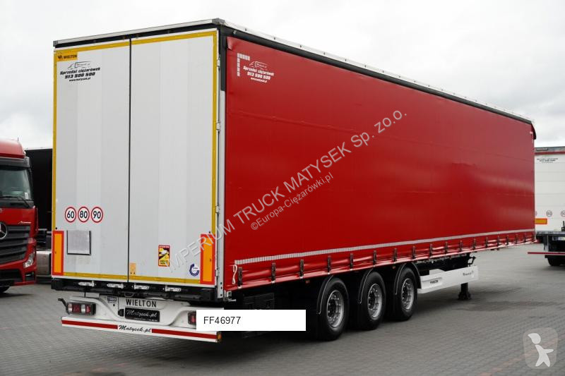 Semitrailer Wielton FIRANKA MEGA / LOWDECK / OŚ...