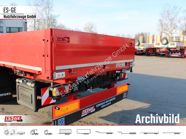 Semi remorque Kögel Multi Chassis, verstärkt,...