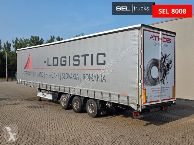 Semitrailer Fliegl SDS01 / Hubdach / EDSCHA /...