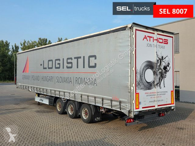 Semitrailer Fliegl SDS01 / Hubdach / EDSCHA /...