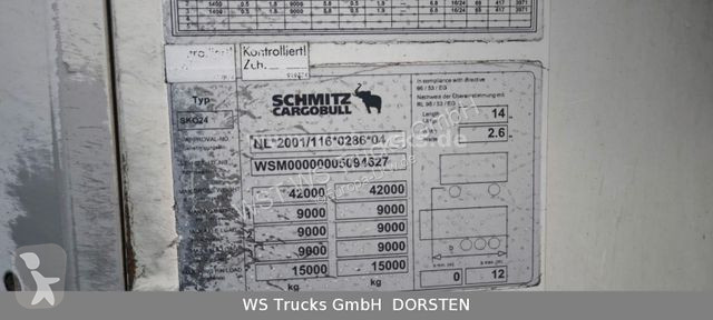 Semitrailer Schmitz Cargobull 24 Kühlauflieger...