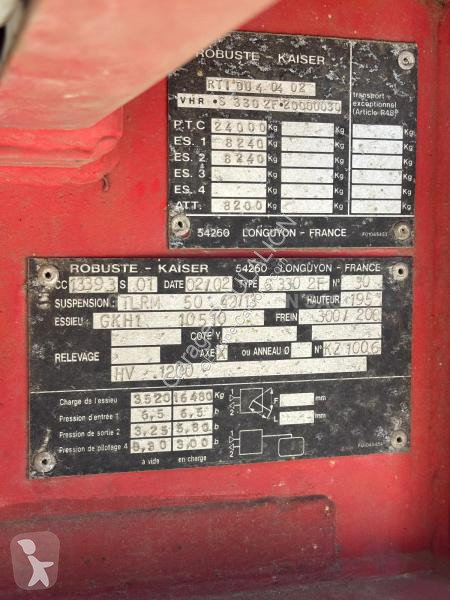 نصف مقطورة Kaiser INCENDIE ROBUSTE