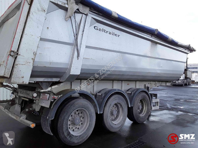نصف مقطورة Galtrailer Oplegger Steel acier