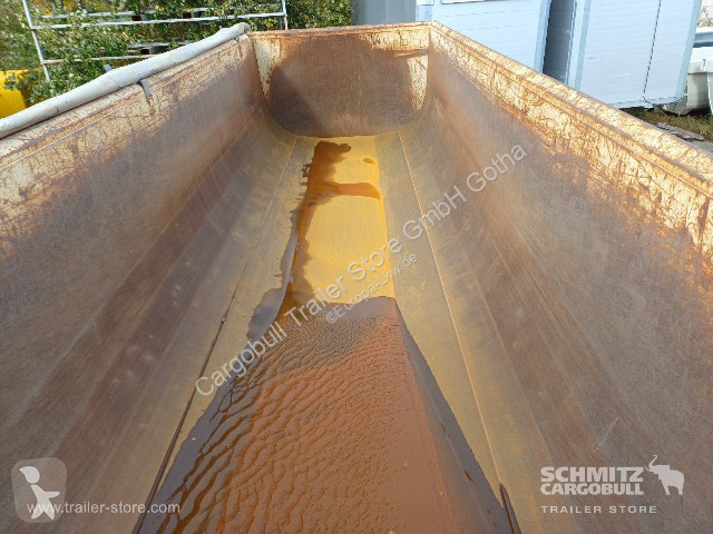 نصف مقطورة Langendorf Kipper Stahlrundmulde 24m³
