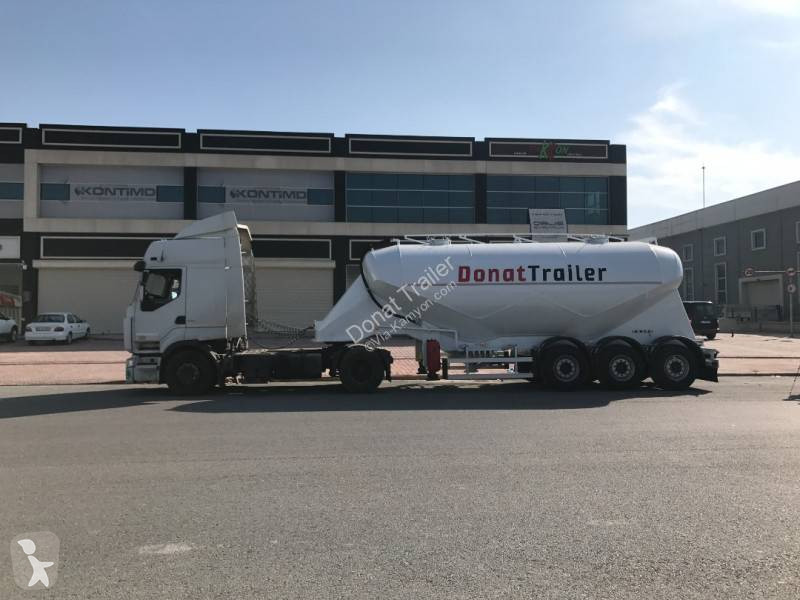 Semirimorchio Donat Aluminum Cement Dry Bulk Silo