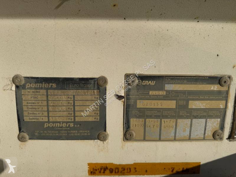 نصف مقطورة Pomiers D2D33S