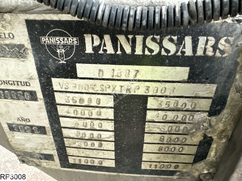نصف مقطورة Panissars Chemie 29.715 LITER, 1...