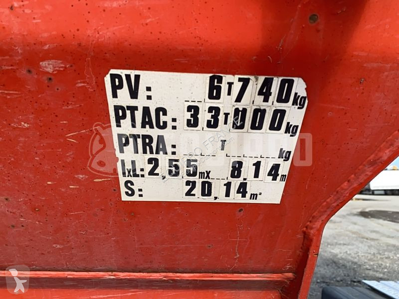 نصف مقطورة Robuste Kaiser S3302V Steel Trailer