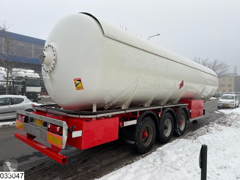 Semi remorque Burg Gas 50600 Liter, LPG GPL gas...