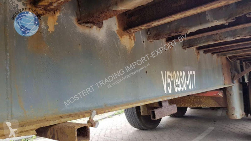 نصف مقطورة Trailor Drum Trailer 3-axle flatbed...