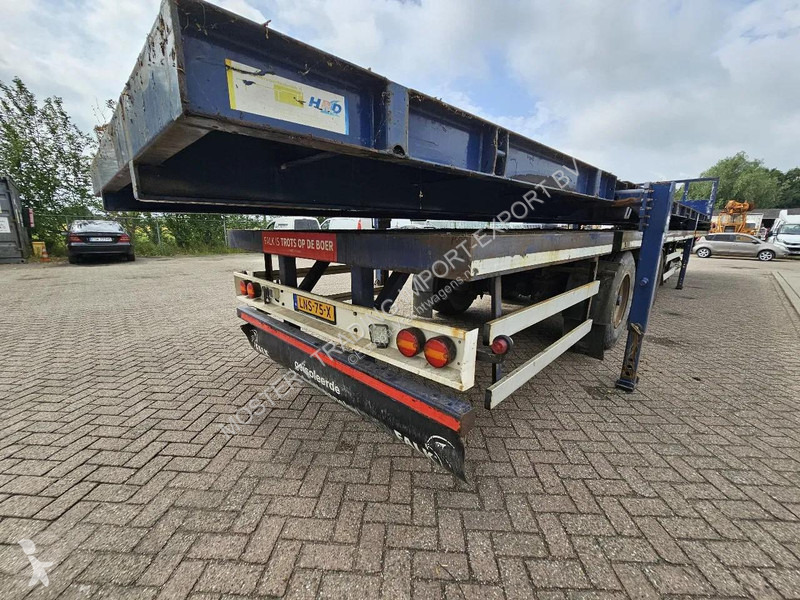 نصف مقطورة  3 Deckers 3 Flatbed Semi-Trailer -...