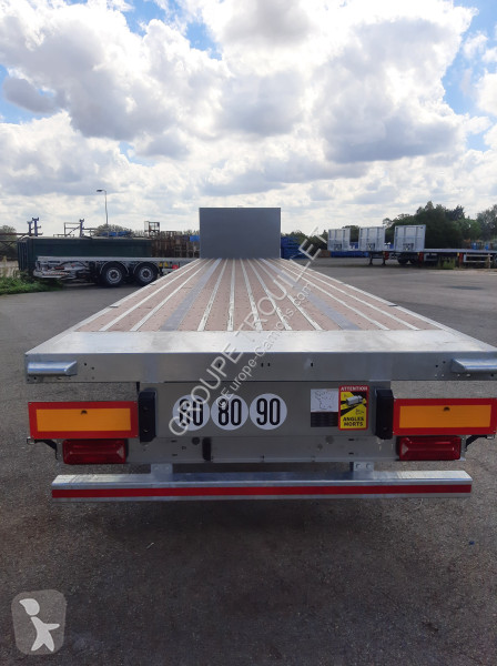 نصف مقطورة Trouillet 38 TONNES PLATEAU LOURD