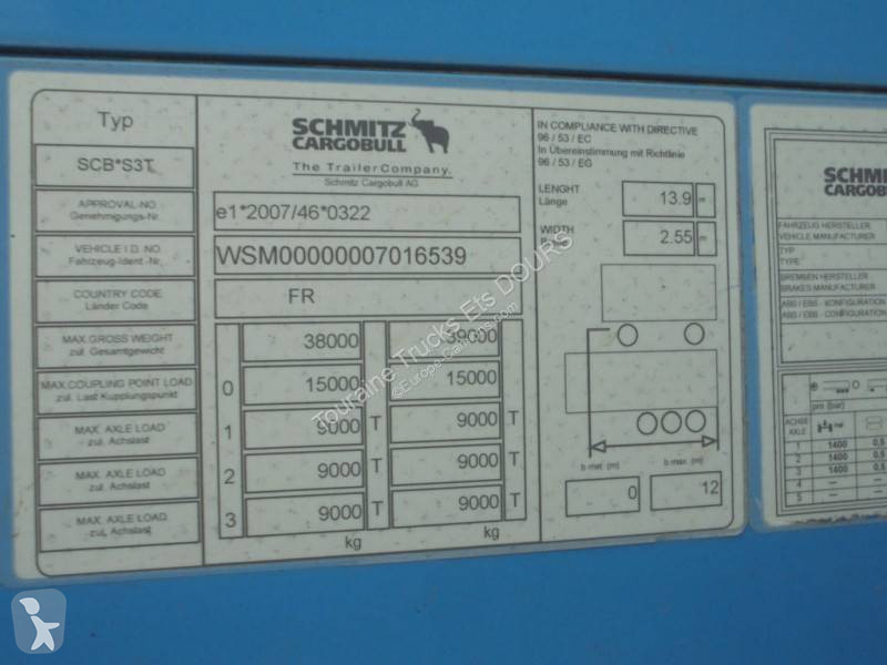نصف مقطورة Schmitz Cargobull STANDARD