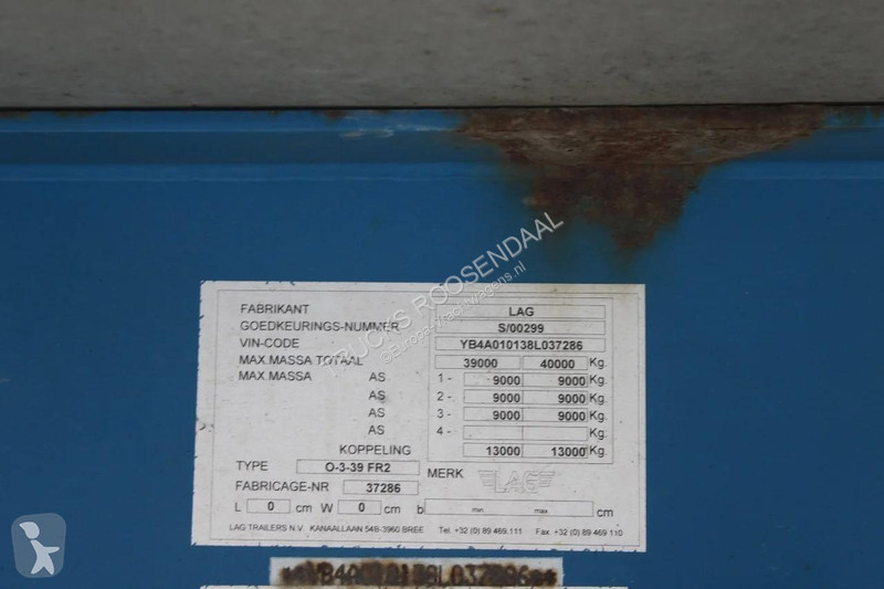 نصف مقطورة LAG CARRIER + MAXIMA 1300