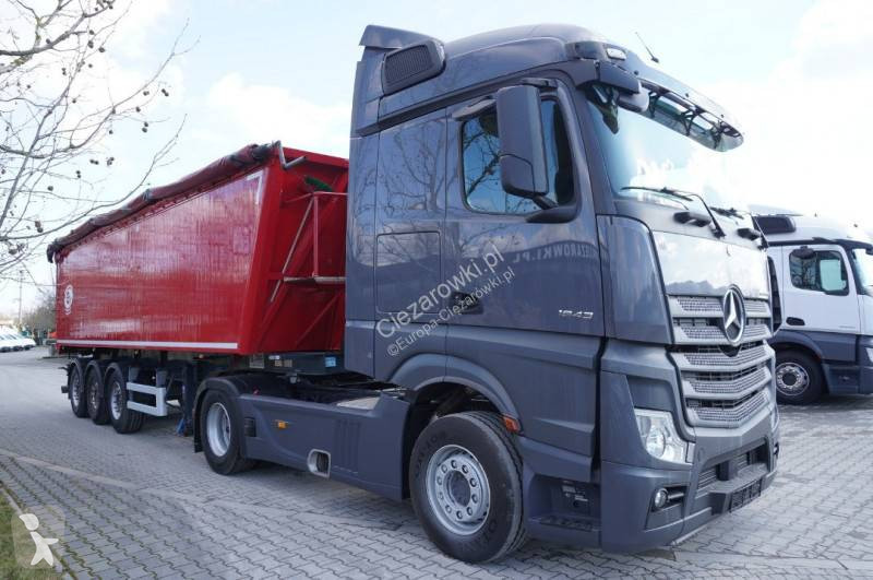 نصف مقطورة Gras GS 35.5t tipper semi-trailer /...