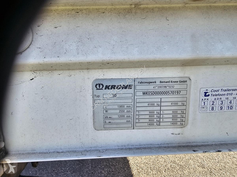 Krone -SLIDING ROOF - KRONE/VALX AXLES - DUTCH...