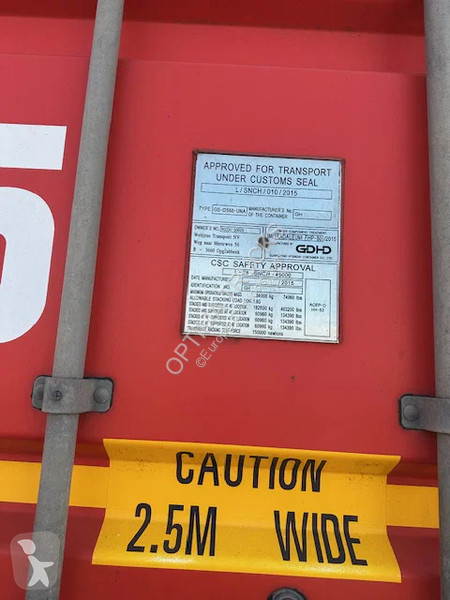 نصف مقطورة LAG O-3-CC 45 ft met container /avec...