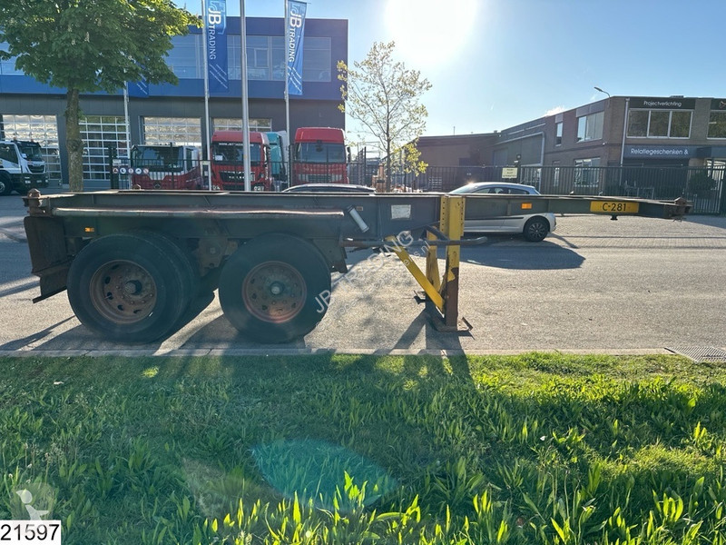نصف مقطورة Van Hool Chassis 20 ft, Leaf spring