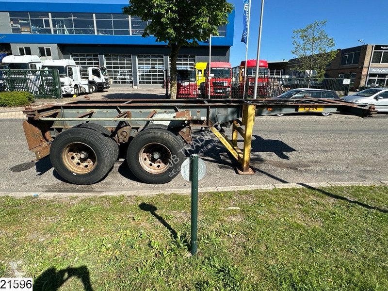 نصف مقطورة Van Hool Chassis 20 FT, Leaf spring