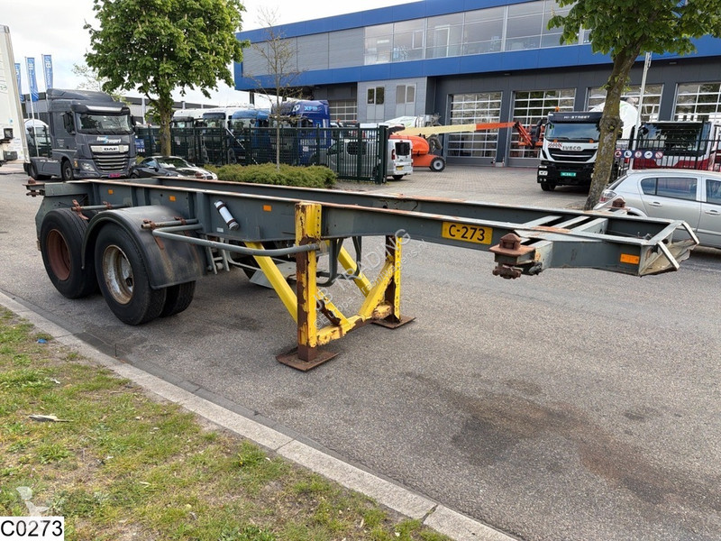 نصف مقطورة Pacton Container 20 FT, Steel spring