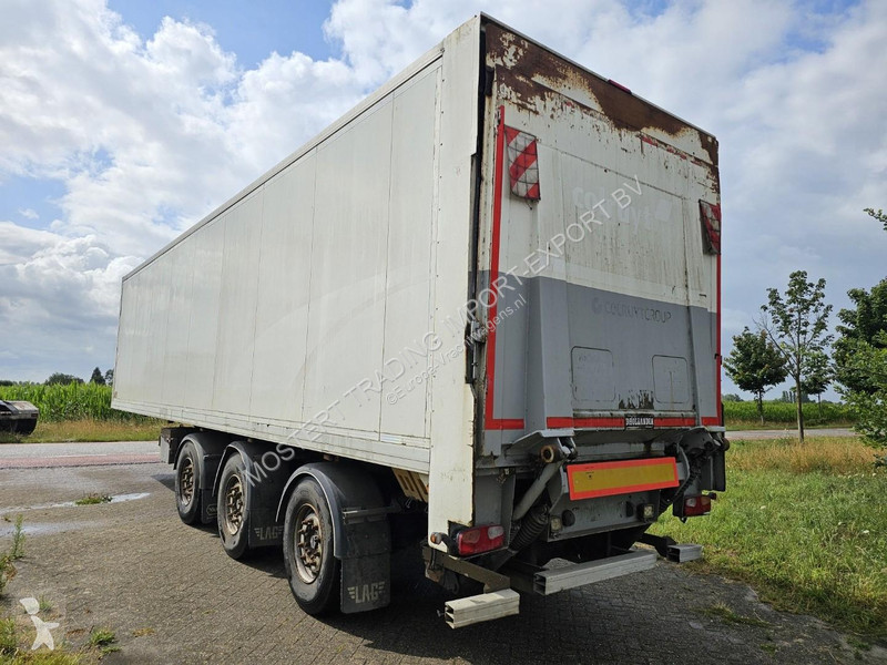 Semi remorque  Closed box - 3x steering axle...
