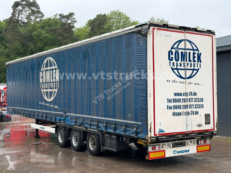 نصف مقطورة Krone Curtainsider, Edscha / MEGA /...