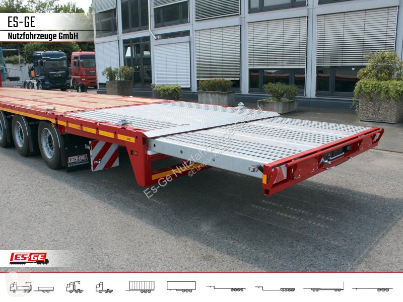 نصف مقطورة ES-GE 3-Achs Megatrailer, hydr....